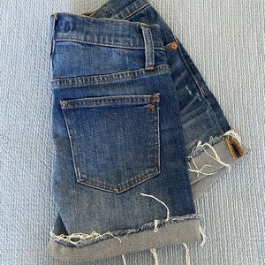 Madewell High Rise Cuffed Denim